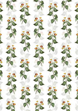 Floral Tickberry Pattern
