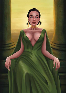 Golden Green Aesthetic