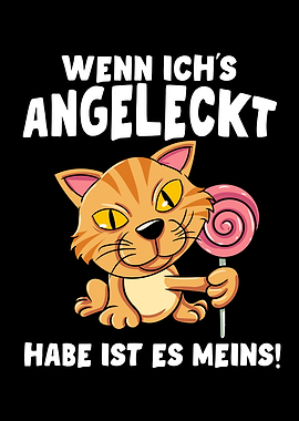 German Black Humour Cat