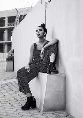 Black and white fashion