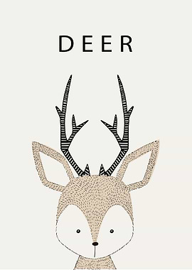Cute Deer Portrait