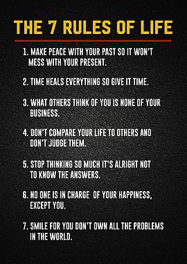 rules of life