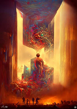 The alien cave exploration