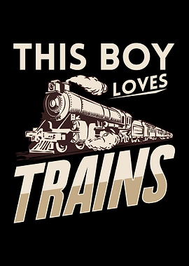 Boy loves Trains Kids