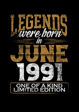 Legends born in 1991