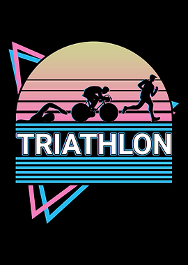 Triathlon Triathlete Retro