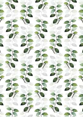 White Eared Willow Pattern