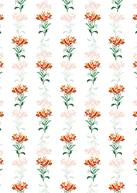 Red Speckled Alstromeria