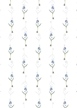 Alpine Squill Pattern