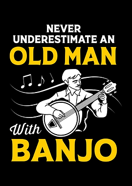 Funny Banjo Player