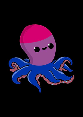 Bisexual Octopus Bi Pride