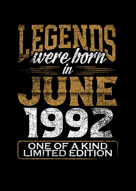 Legends born in 1992