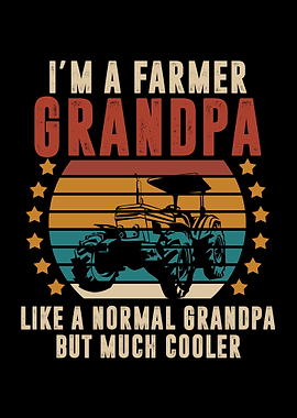 Farmer Grandpa Tractor