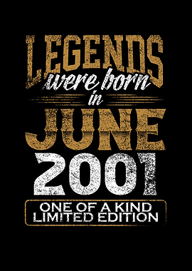Legends born in 2001