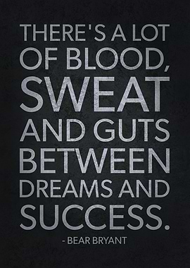 Blood Sweat and Guts