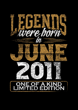 Legends born in 2011