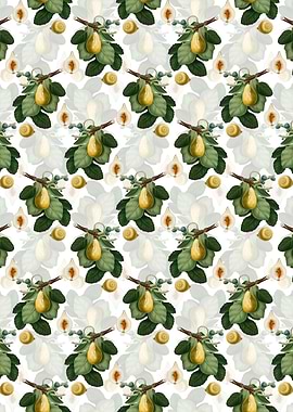 Floral Common Fig Pattern
