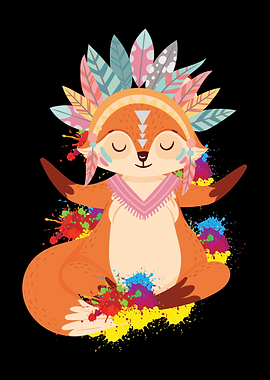 Colorful Native American