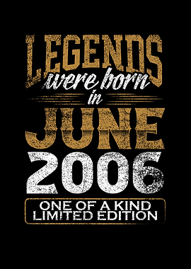 Legends born in 2006