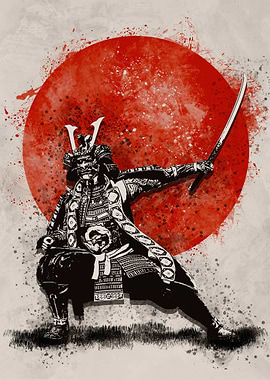 Samurai with Armor