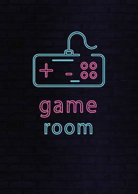Game Room Gaming Neon