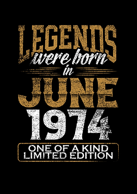 Legends born in 1974