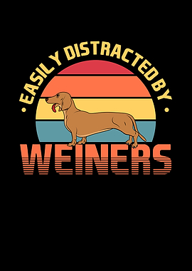Weiner Dog Retro