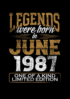 Legends born in 1987