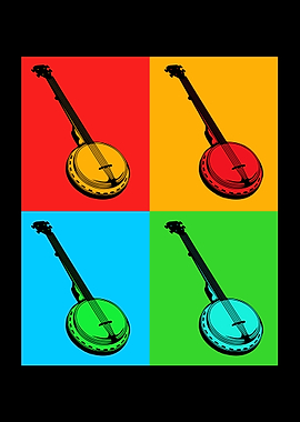 Colorful Banjo