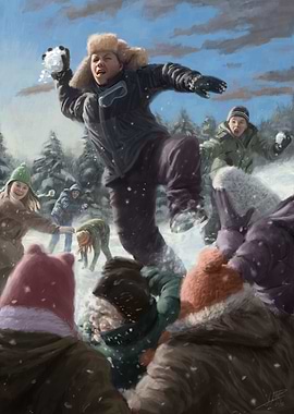Snowball fight