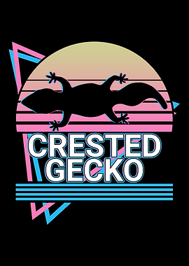 Crested Gecko Retro