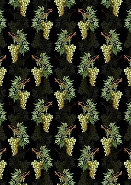Floral Grape Vine Pattern