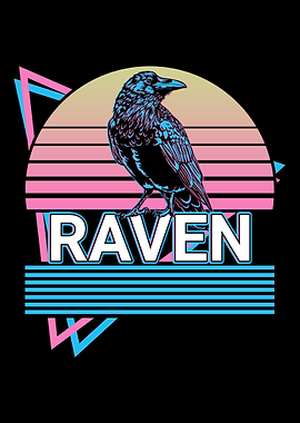 Raven Crow Retro
