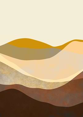 Abstract mountain