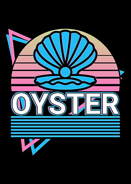 Oyster Pearl Shell Retro