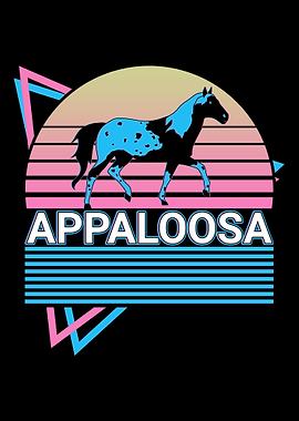 Appaloosa Horse Retro