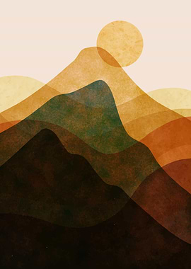 Minimalist landscape