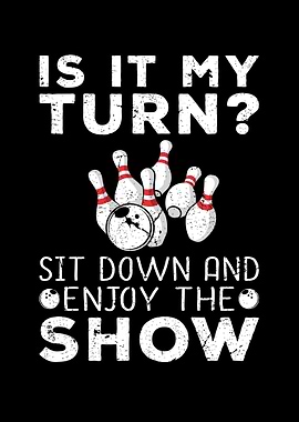 Bowling Player Pin Spare