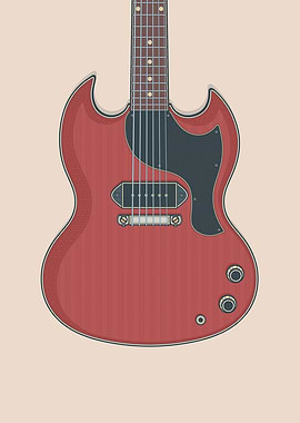 Cherry Junior Solid Guitar