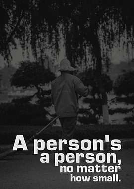 A persons a person