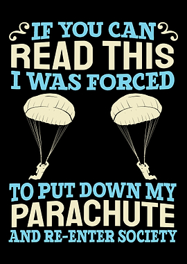 Skydiving Paratrooper