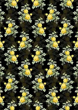 Black Sulphur Rose Pattern