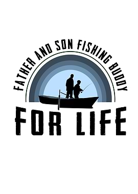Father And Son Fishing