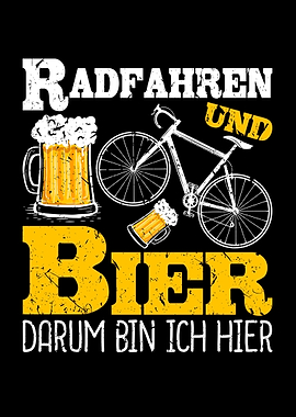 Radfahren Bier Fahrrad
