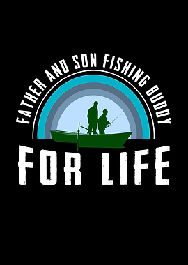 Father And Son Fishing