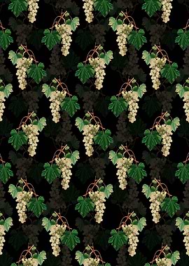 Black Muscat Grape Pattern