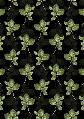 Floral Witch Hazel Pattern