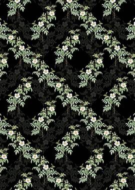 Floral Musk Rose Pattern