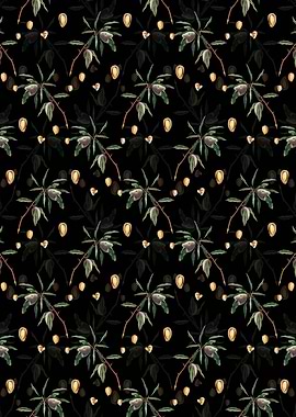 Floral Almond Pattern