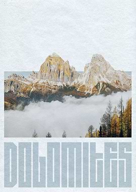 Dolomites Tofane Mountain